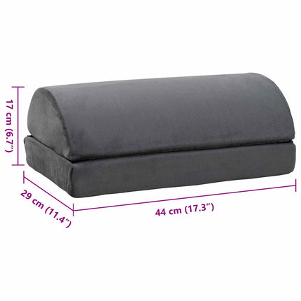 Ensfarvet Grå 44 x 29 x 17 cm PU Skum
