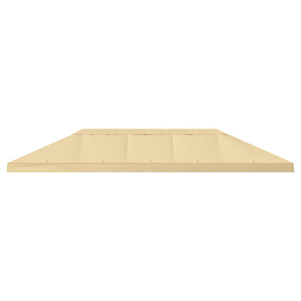 Gazebo Klap Cover 6 x 3 m Cremefarvet Polyester 190