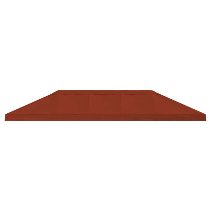 Gazebo Klap Cover 6 x 3 m Terrakotta Polyester 190