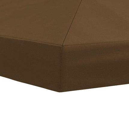 Gazebo Klap Cover 6 x 3 m Gråbrun Polyester 190