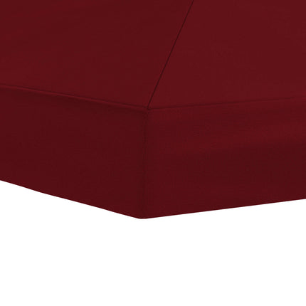 Gazebo Klap Cover 6 x 3 m Bordeaux Polyester 190