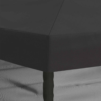 Gazebo Cover med sidevægge 6 x 3 m Antracit Polyester 190