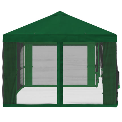 Gazebo Cover med sidevægge 6 x 3 m Grøn Polyester 190