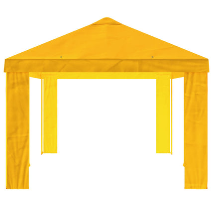 Gazebo Dække 6 x 3 m Gul Polyester 190 gsm
