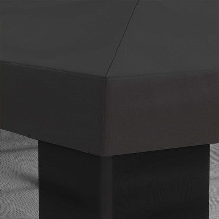 Gazebo Cover med sidevægge Antracit 600,5 x 300,5 cm Polyester