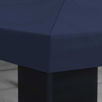 Gazebo Cover med sidevægge Blå 600,5 x 300,5 cm Polyester