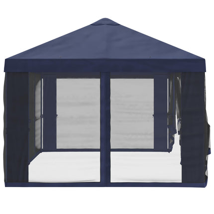 Gazebo Cover med sidevægge Blå 600,5 x 300,5 cm Polyester