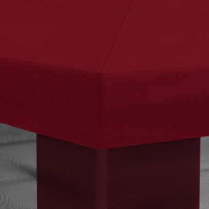 Gazebo Cover med sidevægge Bordeaux 600,5 x 300,5 cm Polyester
