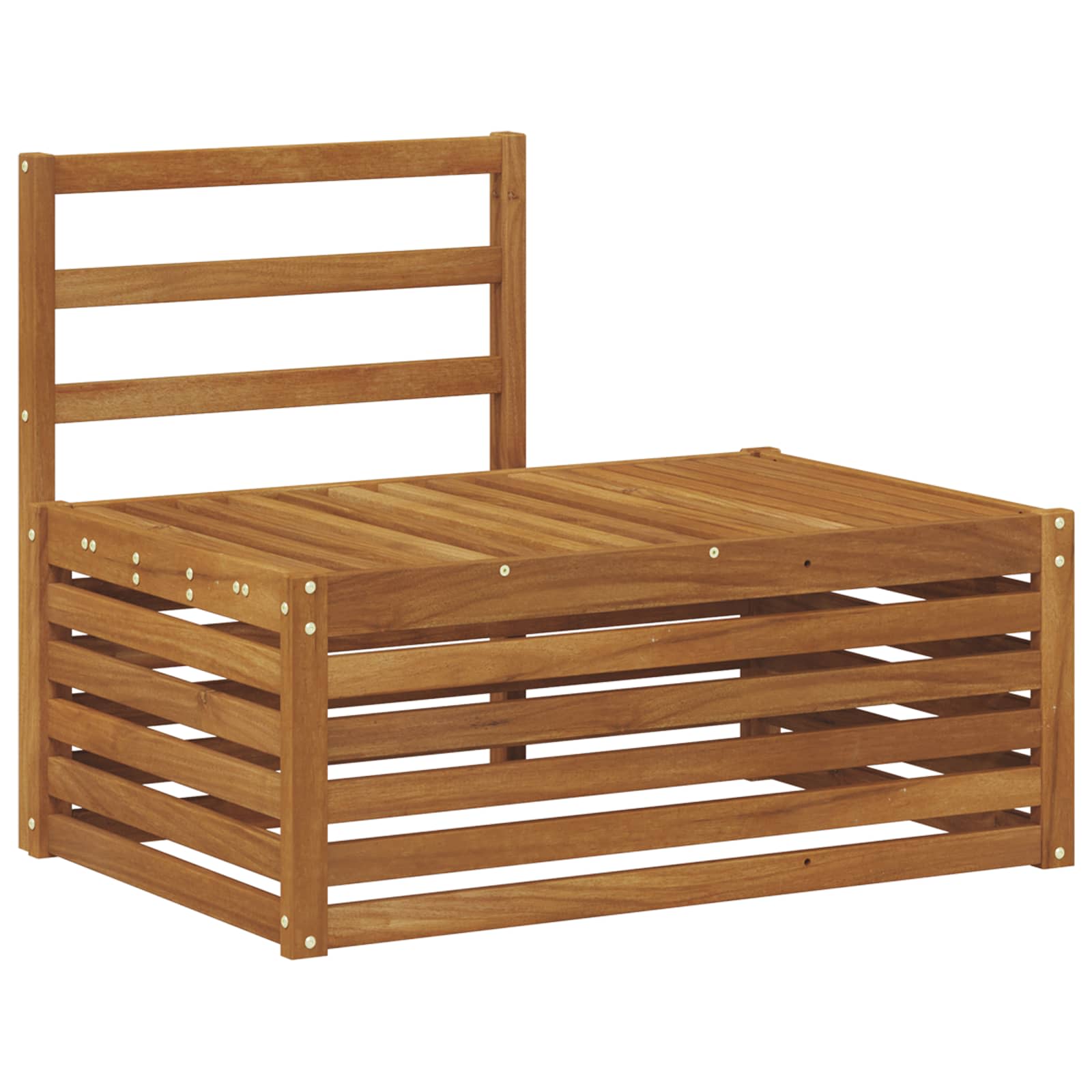 Udendørs Modulsofa Naturfarvet 91 x 63 x 73 cm