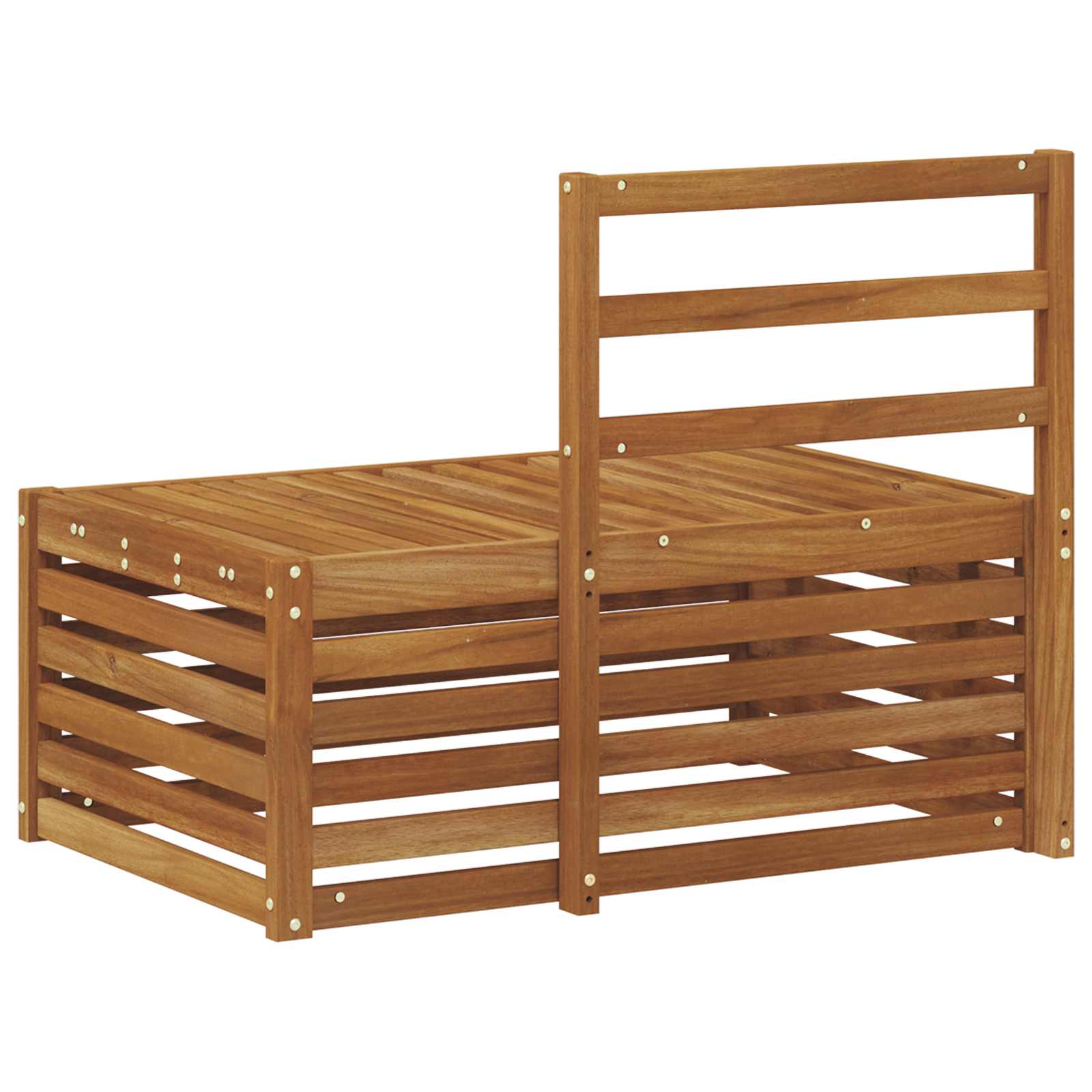 Udendørs Modulsofa Naturfarvet 91 x 63 x 73 cm