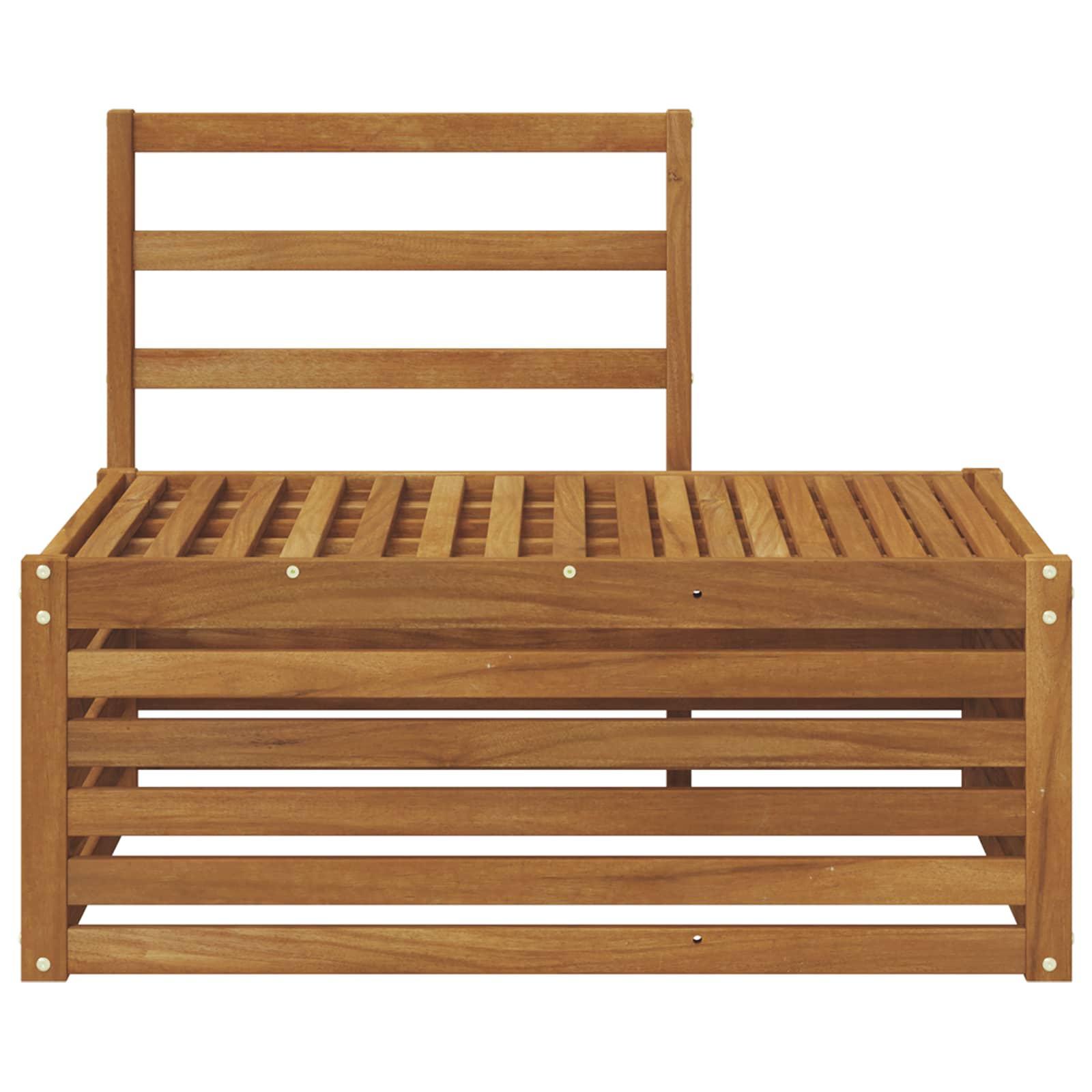 Udendørs Modulsofa Naturfarvet 91 x 63 x 73 cm