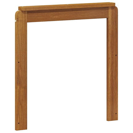 Armlæn 2 pcs Brun 59 x 6 x 61 cm Konstrueret træ