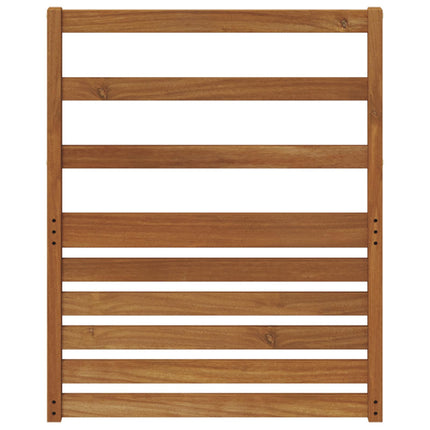 Armlæn 2 pcs Brun 59 x 4 x 73 cm Konstrueret træ