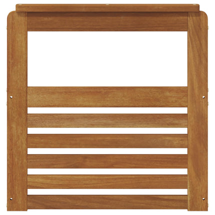 Armlæn 2 pcs Brun 59 x 6 x 61 cm Konstrueret træ