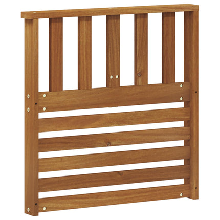 Armlæn 2 pcs Brun 60 x 6 x 61 cm Konstrueret træ