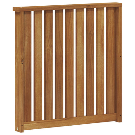 Armlænet 2 pcs Brun 60 x 6 x 61 cm Konstrueret træ