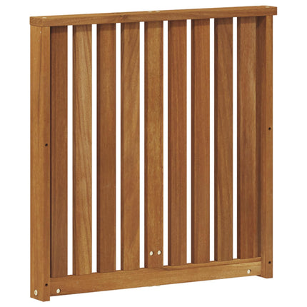 Armlænet 2 pcs Brun 60 x 6 x 61 cm Konstrueret træ