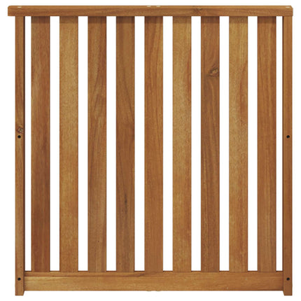 Armlænet 2 pcs Brun 60 x 6 x 61 cm Konstrueret træ