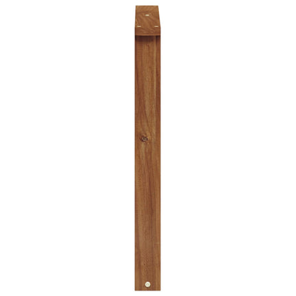 Armlænet 2 pcs Brun 60 x 6 x 61 cm Konstrueret træ