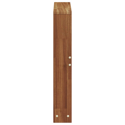 Armlæn 2 pcs Brun 58.5 x 10 x 61 cm Konstrueret træ