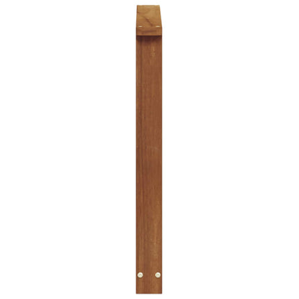 Armlæn 2 pcs Naturfarvet 60 x 6 x 61 cm Massivt Akacietræ