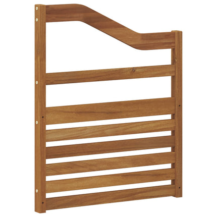 Armlæn 2 pcs Brun 59 x 4 x 73 cm Konstrueret træ