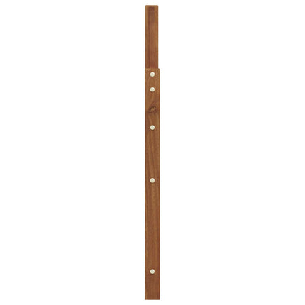 Armlæn 2 pcs Brun 59 x 4 x 73 cm Konstrueret træ