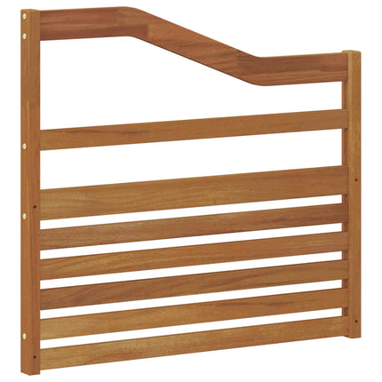 Armlæn 2 pcs Brun 79 x 4 x 73 cm Konstrueret træ