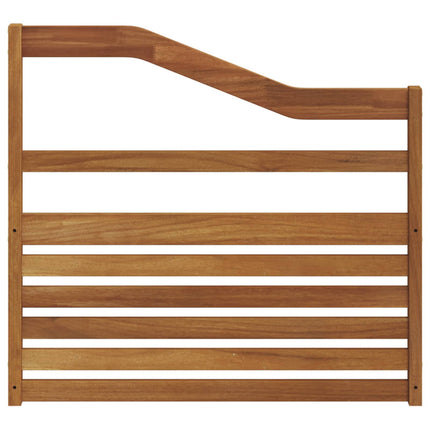 Armlæn 2 pcs Brun 79 x 4 x 73 cm Konstrueret træ