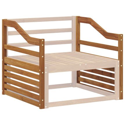 Armlæn 2 pcs Brun 79 x 4 x 73 cm Konstrueret træ