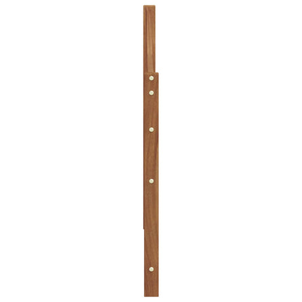 Armlæn 2 pcs Brun 79 x 4 x 73 cm Konstrueret træ
