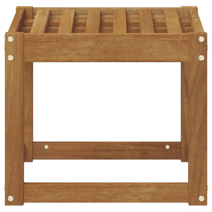 Skammel Bænk Naturfarvet 43 x 43 x 37 cm Massivt Akacietræ