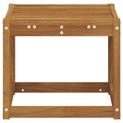 Skammel Bænk Naturfarvet 43 x 43 x 37 cm Massivt Akacietræ