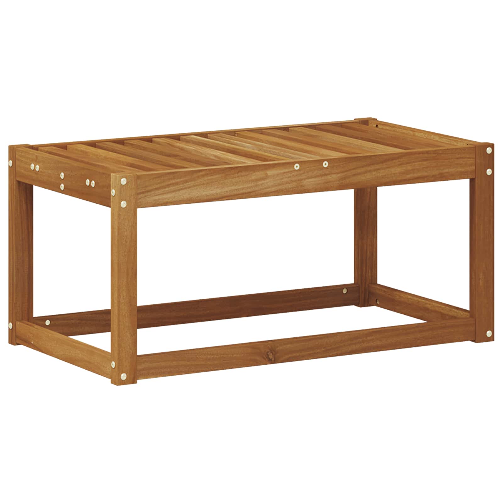 Udendørs Skammel Bænk Naturfarvet 79 x 43 x 37 cm