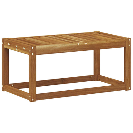 Udendørs Skammel Bænk Naturfarvet 79 x 43 x 37 cm