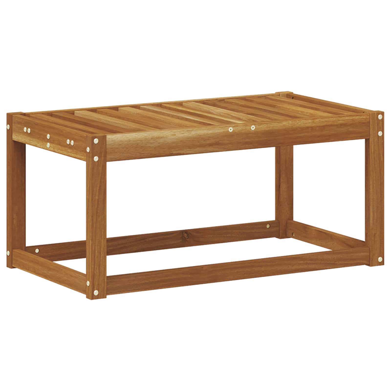 Udendørs Skammel Bænk Naturfarvet 79 x 43 x 37 cm