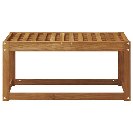 Udendørs Skammel Bænk Naturfarvet 79 x 43 x 37 cm
