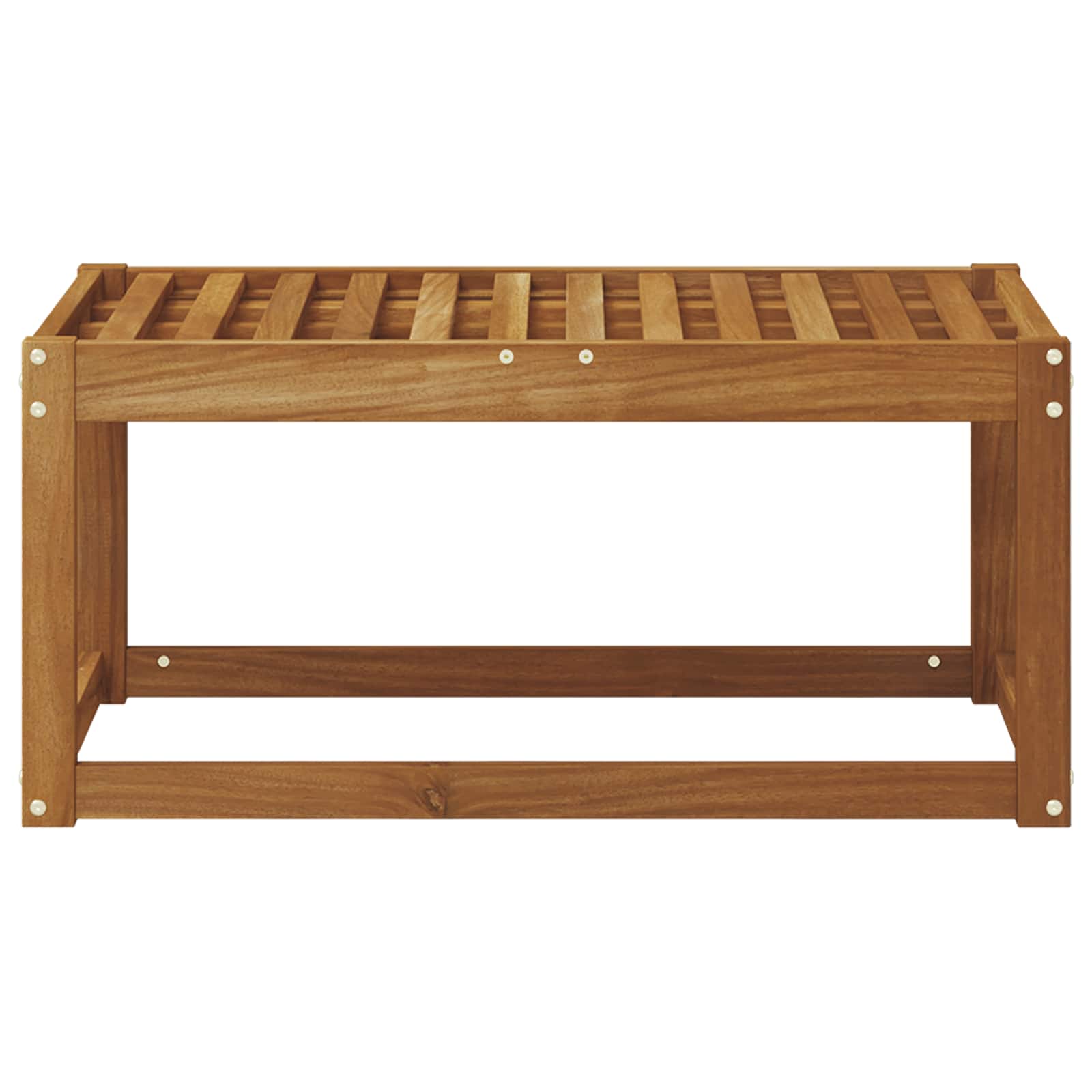 Udendørs Skammel Bænk Naturfarvet 79 x 43 x 37 cm