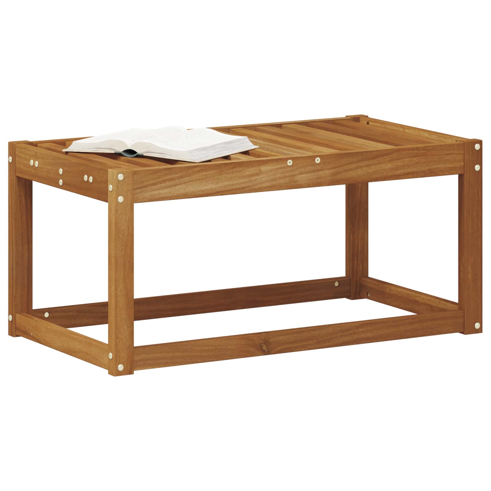 Udendørs Skammel Bænk Naturfarvet 79 x 43 x 37 cm