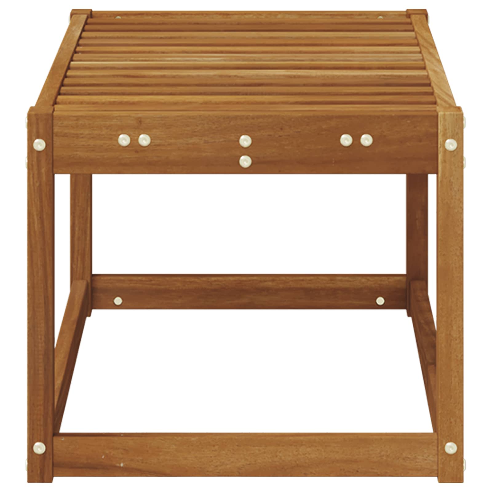 Udendørs Skammel Bænk Naturfarvet 79 x 43 x 37 cm