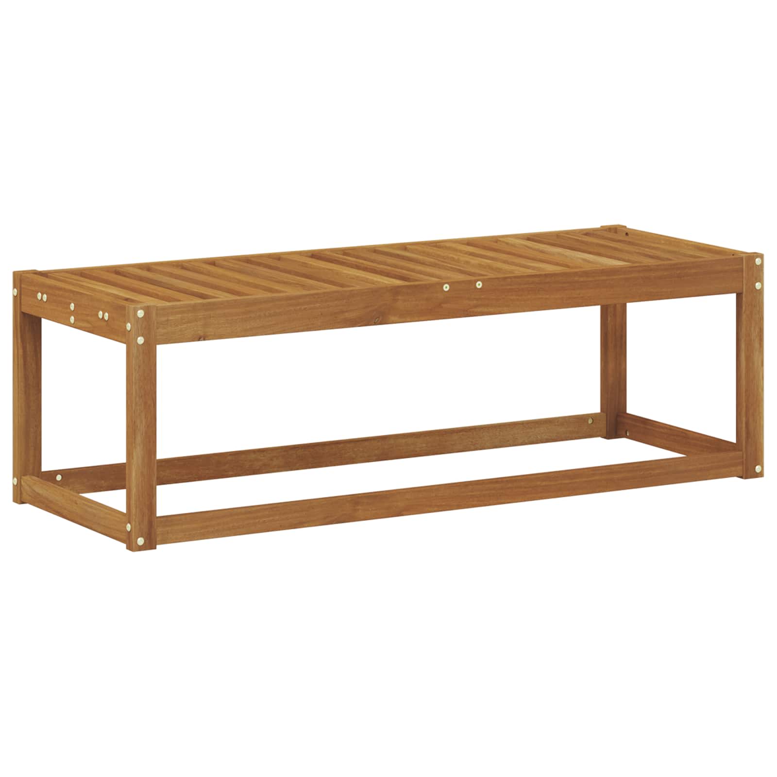 Udendørs Skammel Bænk Naturfarvet 115 x 43 x 37 cm