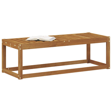 Udendørs Skammel Bænk Naturfarvet 115 x 43 x 37 cm