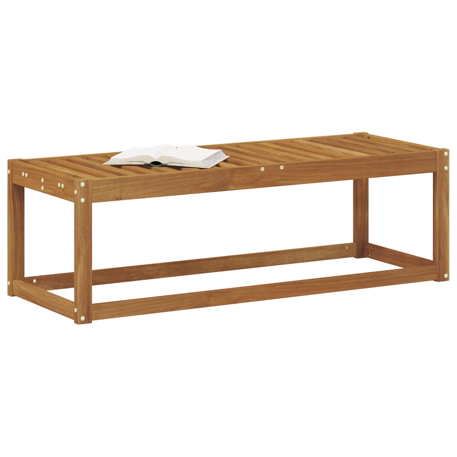 Udendørs Skammel Bænk Naturfarvet 115 x 43 x 37 cm