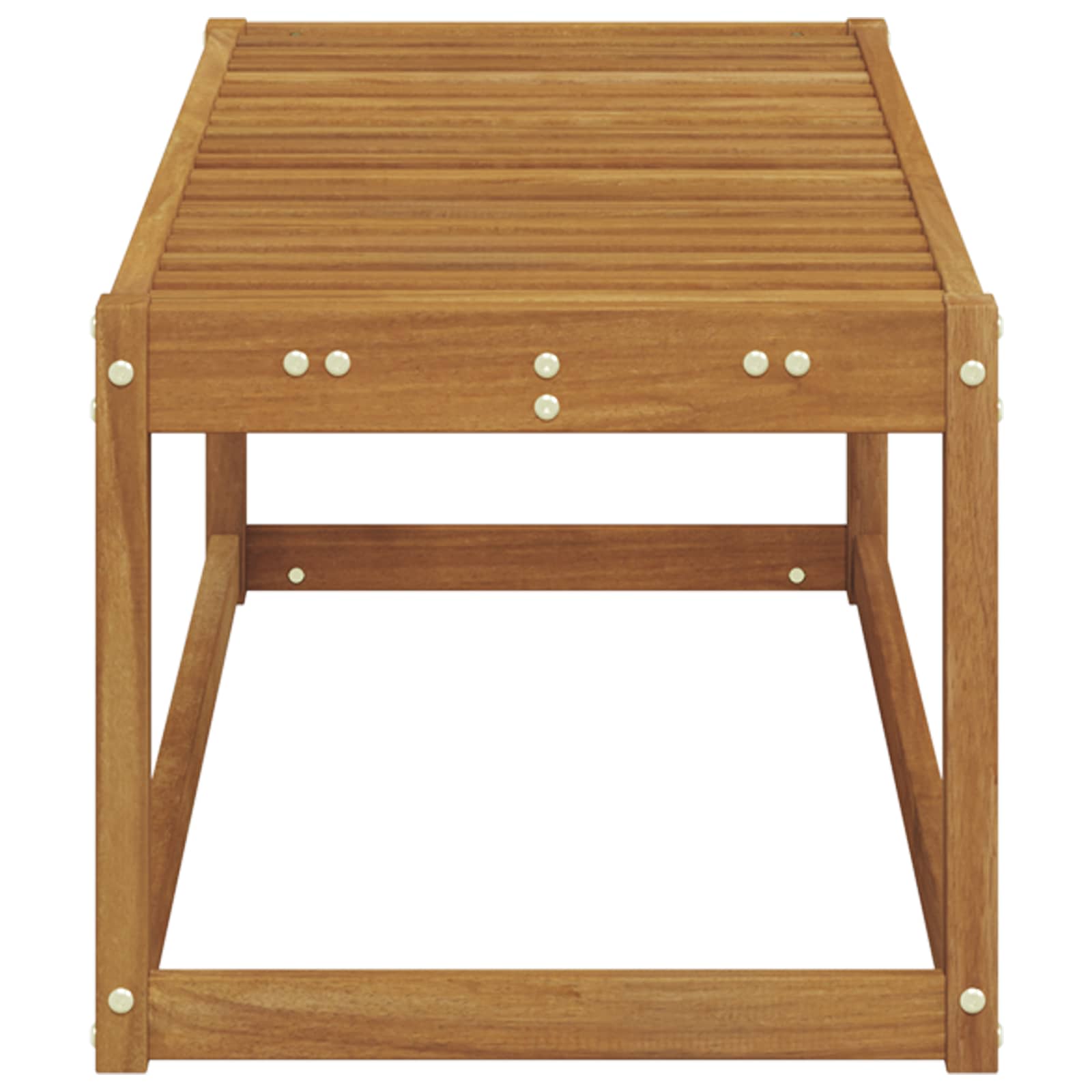 Udendørs Skammel Bænk Naturfarvet 115 x 43 x 37 cm