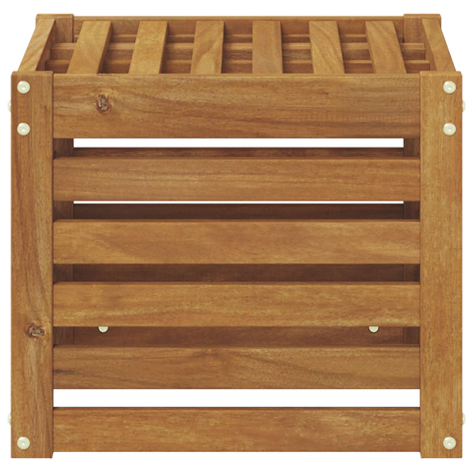 Udendørs Skammel Bænk Naturfarvet 43 x 43 x 37 cm
