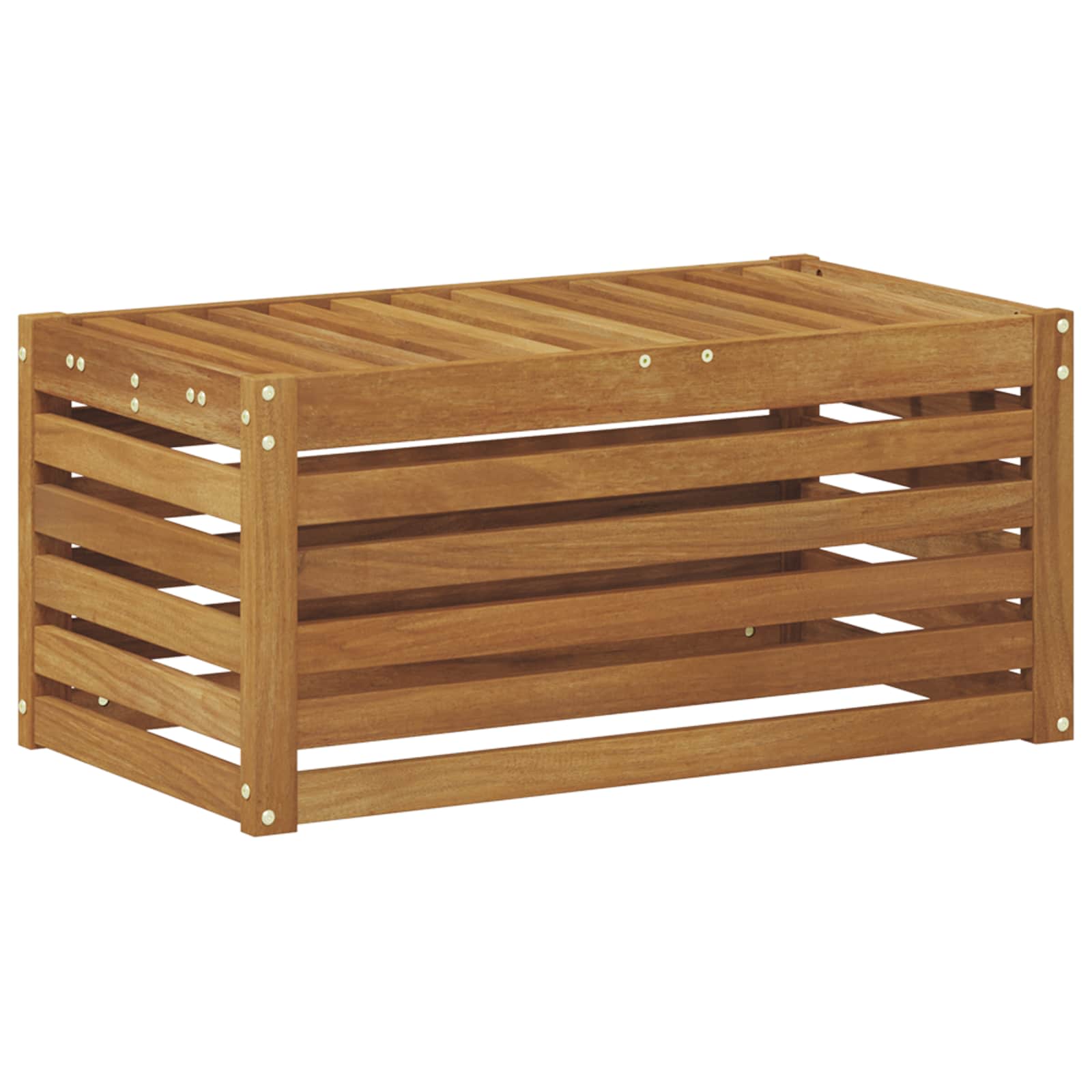 Udendørs Skammel Bænk Naturfarvet 79 x 43 x 37 cm