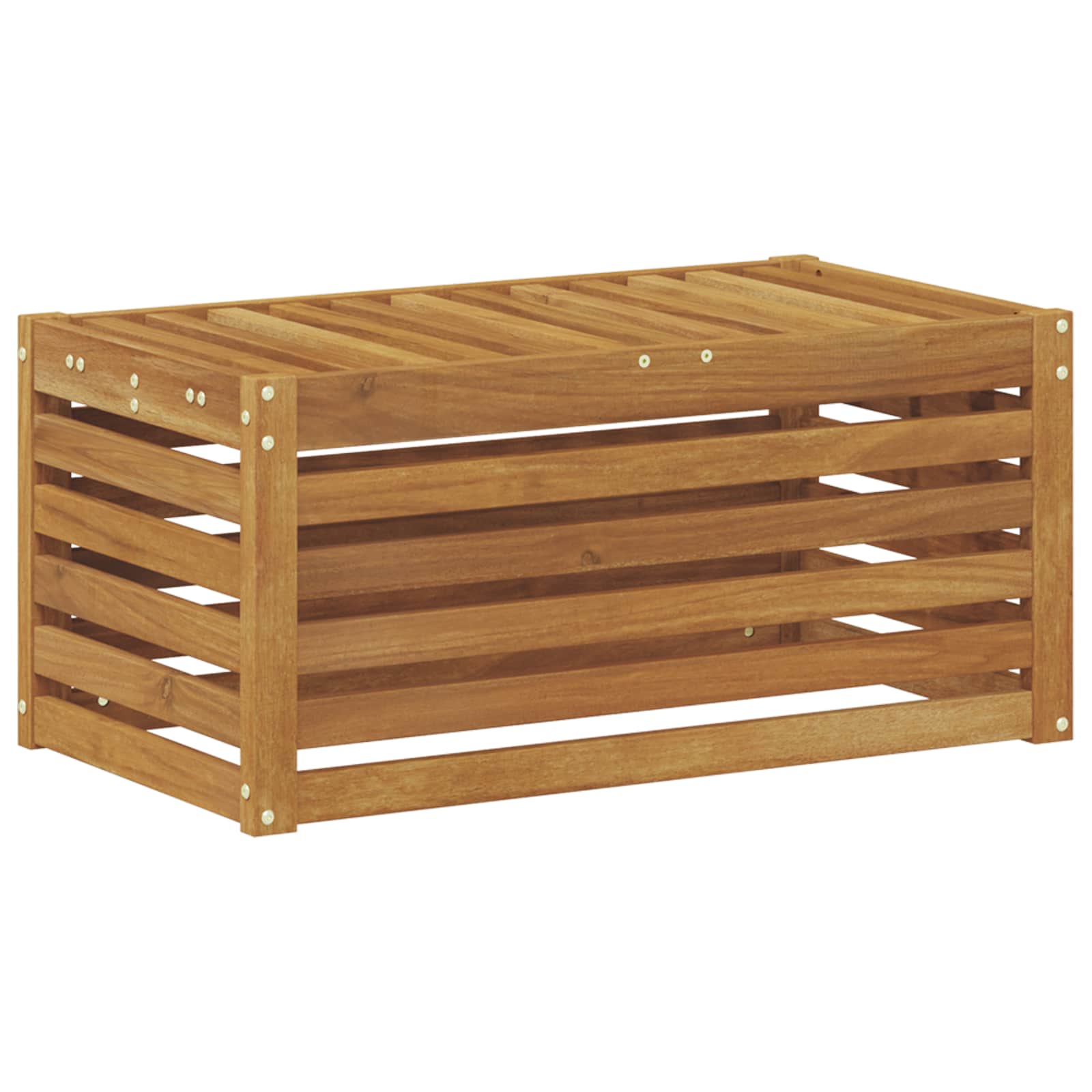 Udendørs Skammel Bænk Naturfarvet 79 x 43 x 37 cm