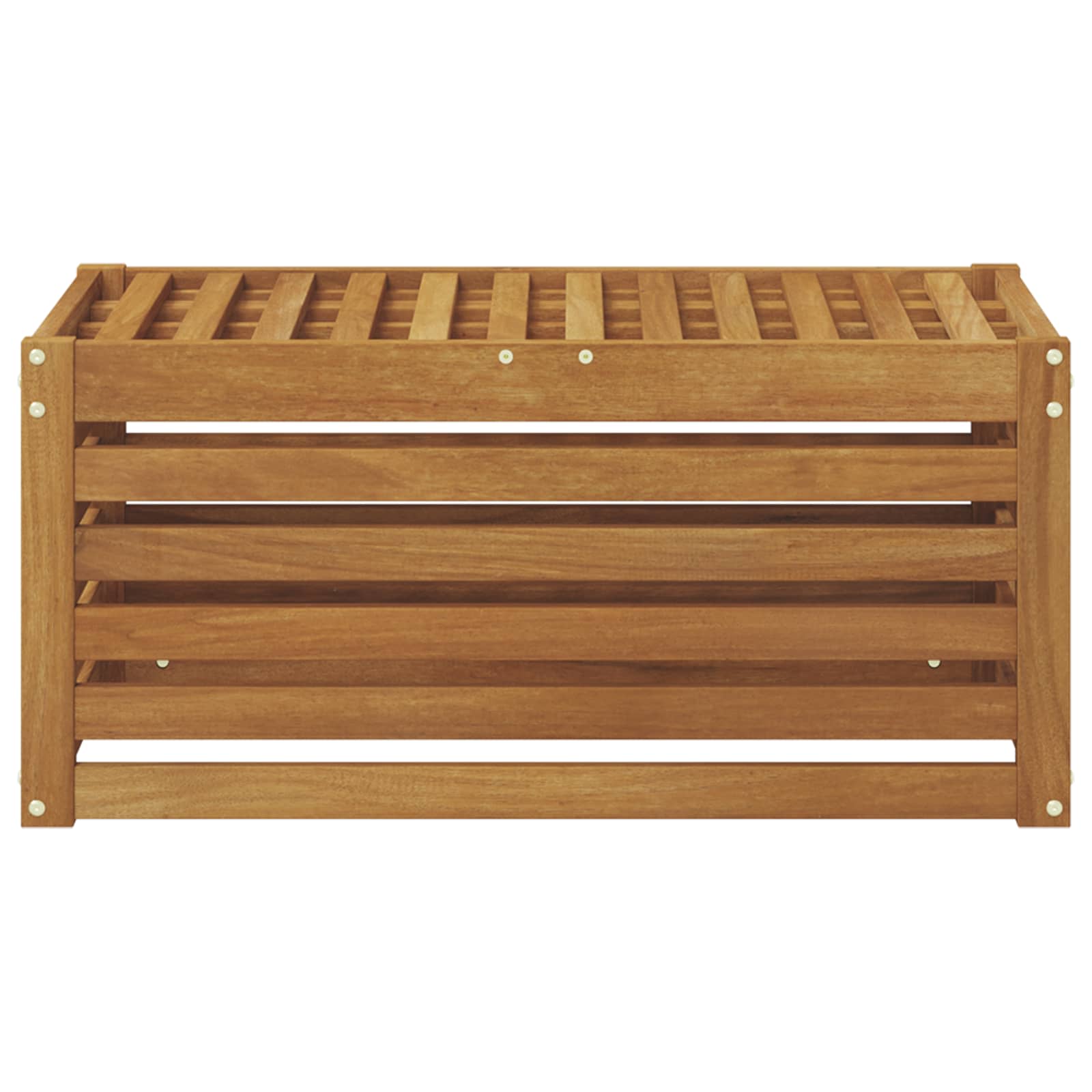 Udendørs Skammel Bænk Naturfarvet 79 x 43 x 37 cm