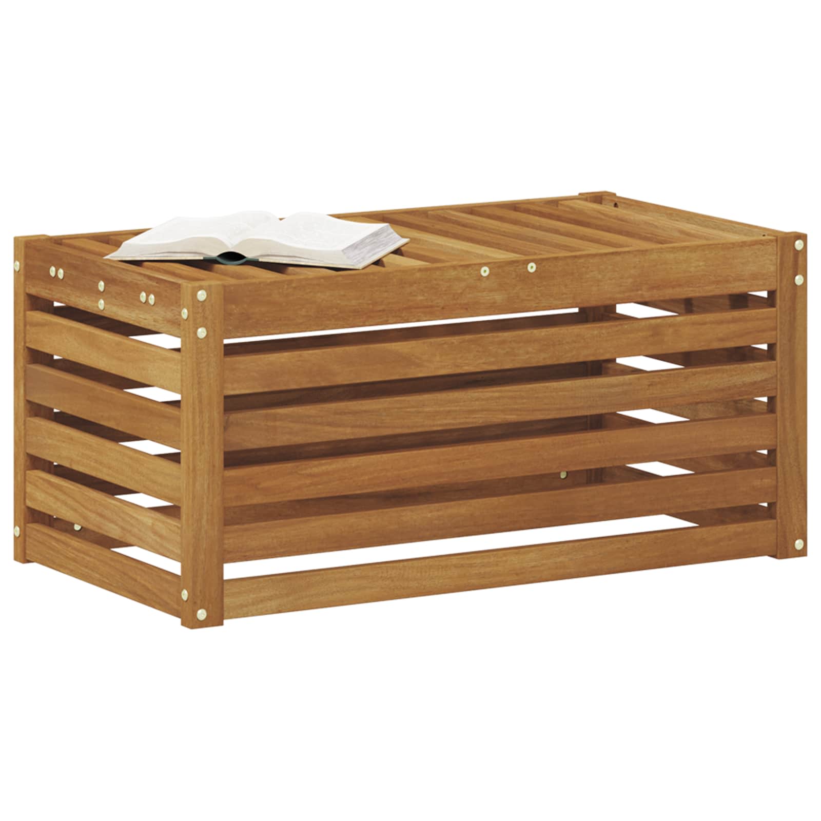 Udendørs Skammel Bænk Naturfarvet 79 x 43 x 37 cm