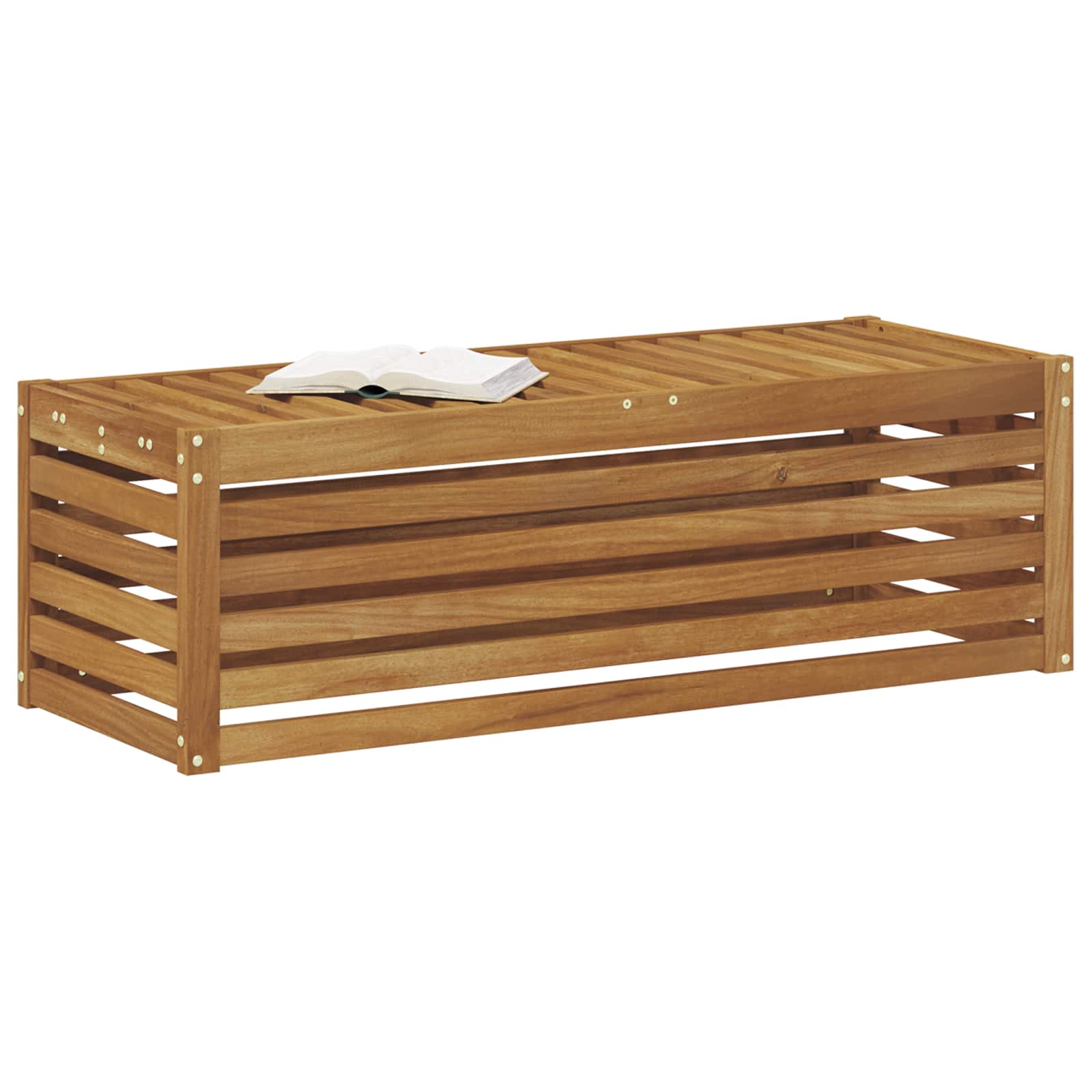 Udendørs Skammel Bænk Naturfarvet 115 x 43 x 37 cm